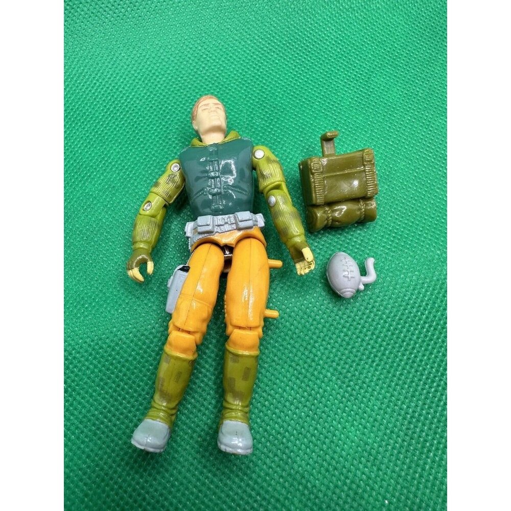 1990 G.I. Joe ARAH‎ Captain Grid-Iron 3.75" inch action figure Backpack Access